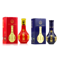 2019年53度红花郎十五年小酒100ml+53度青花郎小酒100ml 2瓶组合装酱香型白酒