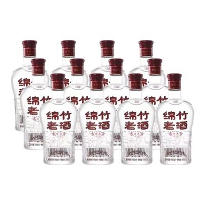 剑南春 绵竹老酒(优选)46度500ml*12瓶整箱 浓香型白酒年份随机