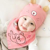 [促销]婴儿帽子春秋0-3-6-12个月男宝宝帽子薄款儿公主女童胎帽冬季
