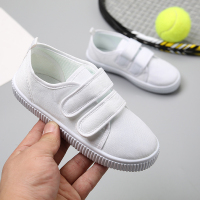 [促销][限时抢]幼儿园小白鞋白球鞋童白布鞋女童白色鞋学校指定白鞋