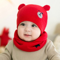 [促销]婴儿帽子宝宝帽子儿帽子儿童帽子秋冬季男童女宝宝毛线帽童帽
