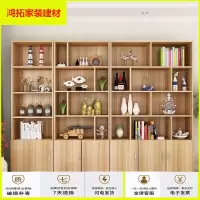 苏宁放心购书柜书架展示柜货柜组合落地大书柜置物架办公收纳架展示柜子酒柜新款简约
