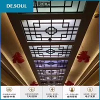 通花PVC客厅镂空花板 欧式过道吊顶花格现代隔断玄关背景墙屏风