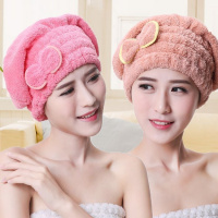 韩国加厚干帽吸水速干日本成人女浴帽擦头创意包头巾通用