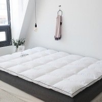 [羽绒床垫]丹麦五星面料鹅毛床垫子床褥保暖