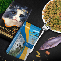 [送试吃装]猫粮10斤5斤1斤海洋鱼味成猫幼猫猫粮10kg通用猫粮食