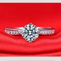 银戒指 女戒指 结婚开口设计潮男女婚礼韩版时尚
