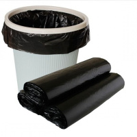 100/300只黑色垃圾袋家用加厚手提式背心式厨房一次性垃圾袋塑料