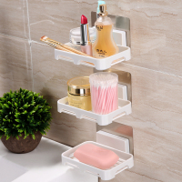 肥皂盒吸盘香皂盒子卫生间壁挂浴室用品香皂盒无痕置物架皂盒批