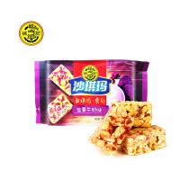 徐福记沙琪玛(紫薯牛奶味)220g多味传统糕点