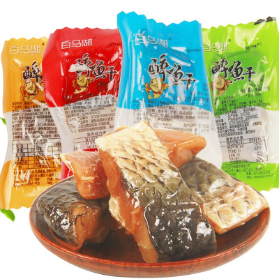白马湖醉鱼干(秘制卤味)500g绍兴特产小包装休闲零食即食鱼干小鱼片