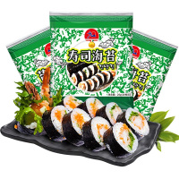 九日寿司海苔2g*10张韩国进口大片即食紫菜寿司包饭儿童海味零食