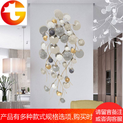 现代简约创意玄关客厅挂饰过道墙面装饰卧室墙饰铁艺背景墙壁挂件