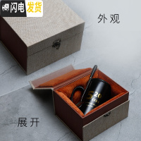 三维工匠爱心马克杯加热水感温变色杯 个性潮流创意网红情定制印相片杯子 礼盒装520款黑杯(盖+勺+袋) 陶瓷款式创意陶瓷