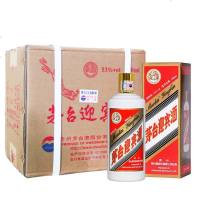 [中富酒行]茅台(MOUTAI)贵州茅台酱香型白酒 53度 茅台 飞天茅台迎宾酒 500ml*6瓶 整箱装