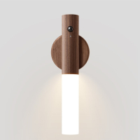 闪电客简约智能感应小夜灯USB充电走廊橱柜壁灯家用卫生间强壁感应LED灯