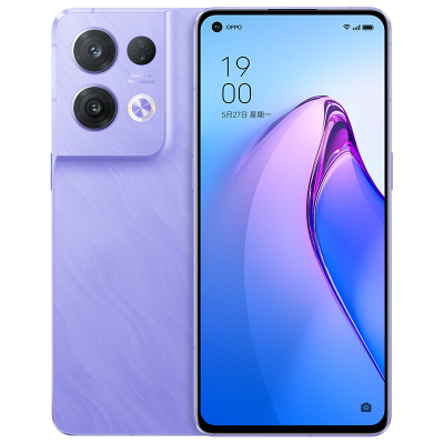 OPPO Reno8 鸢尾紫 12GB+256GB 5G手机 天玑1300旗舰芯片 长寿版 80W超级闪充 5G全网通新品手机