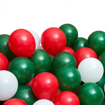 圣诞节红绿色气球圣诞老人商场教室布置幼儿园KTV装饰品
