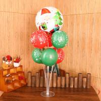 圣诞节气球树装饰场景布置透明桌飘商场酒吧KTV节日布置立柱路引