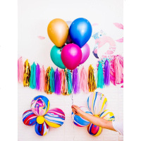 旭晓金属乳胶气球装饰婚房布置用品抖音生日派对布置美式场景布置