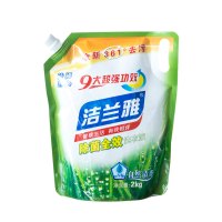 洁兰雅 除菌全效袋装洗衣液2Kg*1袋