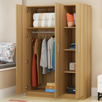 衣柜现代简约经济型实木板式卧室出租房收纳衣橱简易储物柜子