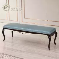 床尾凳卧室床榻床边凳沙发凳实木换鞋凳现代简约欧式床尾凳长凳