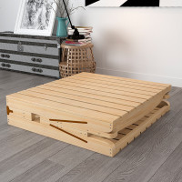 折叠床便捷小床单人床木板床行军床加固午休床90cm一米实木床