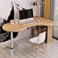 简易桌子经济型多功能办公组合卧室弧形转角写字台式学生电脑书桌