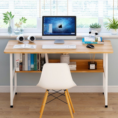 现代简约新中式书桌实木书法桌书台电脑桌办公桌书房家具套装组合