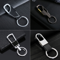 精品汽车钥匙扣男士腰挂简约钥匙链挂件金属钥匙圈创意礼品