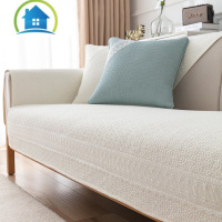 三维工匠沙发垫四季通用布艺防滑坐垫实木简约现代纯色沙发套垫子