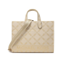 迈克·科尔斯 MICHAEL KORS 女士GIGI系列织物手提单肩斜挎包托特包购物袋大号30S3G3GT3I