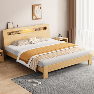 床闪电客双人床现代简约全1.5米1.2m出租房用1.8主卧床架