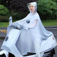 雨衣后视镜可开口透明雨批单人女士成人骑行电瓶车电车骑车雨披