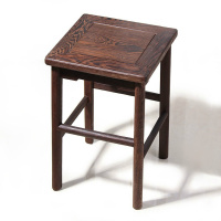 中式仿古餐凳手工鸡翅木方闪电客凳小户型餐厅凳子红木简约茶凳