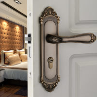欧式简约卧室锁室内型房间闪电客锁卫生间锁具家用锁套装