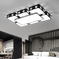 客厅灯2020年新款LED吸顶灯简约闪电客现代大气家用主卧室灯具套餐吊灯