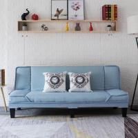 沙发小户型现代简约可折叠床两用闪电客客厅简易单人双人三人位布艺沙发