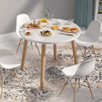 北欧餐桌闪电客椅家用简约现代小户型长方形桌子圆桌简易租房吃饭桌