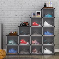 工匠时光鞋盒透明球鞋收藏展示鞋柜篮球鞋子收纳翻盖收纳盒子抽屉式