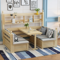 沙发床可折叠客厅多功能两用小户型1.2双人儿童床带书桌书柜