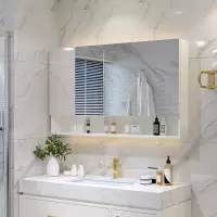 浴室镜柜挂墙式卫生间镜子带置物架浴室柜镜子厕所梳妆镜柜壁挂