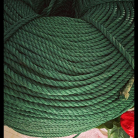 绿色尼龙绳子捆绑绳晾衣晒被搬家绳货车广告绳子大棚压膜绳 10毫米50米