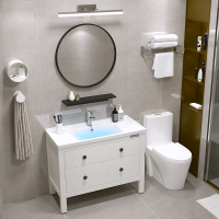 北欧浴室柜洗脸洗手盆柜组合现代简约面池卫生间洗漱台卫浴落地式
