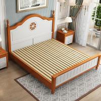 美式家具1.5米成人床双人床粉色1.8韩式简约橡木床田园孩童床