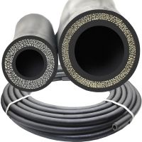 高压黑色夹布橡胶管耐高温蒸汽空气水管闪电客增强软管皮管4分6分1寸25 内径45*7*17米