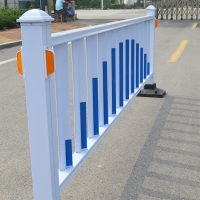 闪电客市政道路护栏城市公路隔离栏道路交通护栏小区马路护栏镀锌钢围栏