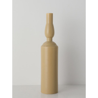 莫兰迪花瓶摆件客厅插花北欧现代简约陶瓷创意玄关样板房花器摆设 莫兰迪花器-芥末黄
