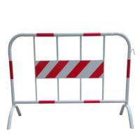 铁马围栏市政护栏道路施工安全防护栏工程移动临时隔离栏交通设施 西瓜红1米1.5米镀锌管